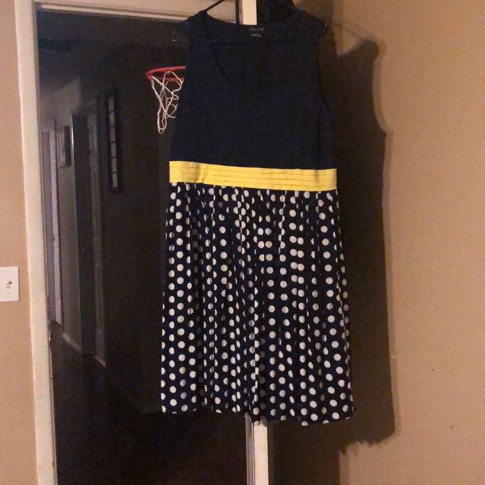 City Chic fun polka dots.